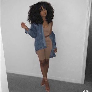 Fashion Nova Biker set